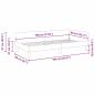 Preview: Eckbettgestell Rosa 90 x 190 cm Samt und Engineered Holz