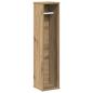 Preview: Badezimmerschrank mit Rollenhalter Artisan Oak 20,5x20x90 cm