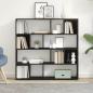 Preview: Bücherschrank/Raumteiler Eiche schwarz 105x24x102 cm