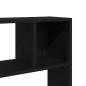 Preview: Bücherschrank/Raumteiler Eiche schwarz 105x24x102 cm