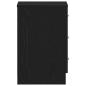 Preview: Nachttische 2 Stk. Schwarze Eiche 38x35x55 cm Holzwerkstoff