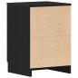 Preview: Nachttische 2 Stk. Schwarze Eiche 38x35x55 cm Holzwerkstoff
