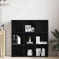 Preview: Bücherregal Eiche Schwarz 98x29x97,5 cm Holzwerkstoff