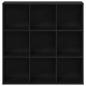 Preview: Bücherregal Eiche Schwarz 98x29x97,5 cm Holzwerkstoff