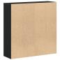 Preview: Bücherregal Eiche Schwarz 98x29x97,5 cm Holzwerkstoff