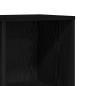 Preview: Bücherregal Eiche Schwarz 98x29x97,5 cm Holzwerkstoff