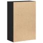 Preview: Bücherregal/Raumteiler Schwarze Eiche 60,5x30x90cm Holzwerkstoff
