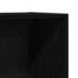 Preview: Bücherregal/Raumteiler Schwarze Eiche 60,5x30x90cm Holzwerkstoff