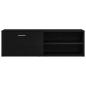 Preview: TV-Schrank Schwarze Eiche 120x34x37 cm Holzwerkstoff