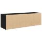 Preview: TV-Schrank Schwarze Eiche 120x34x37 cm Holzwerkstoff