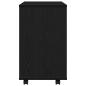 Preview: Beistelltisch Schwarze Eiche 70x35x60 cm Holzwerkstoff