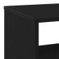 Preview: Beistelltisch Schwarze Eiche 70x35x60 cm Holzwerkstoff