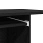 Preview: Computertisch Eiche schwarz 80x50x75 cm Holzwerkstoff