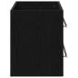 Preview: Waschbeckenunterschrank Eiche schwarz 80x38,5x48 cm Holzwerkstoff