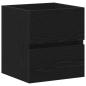 Preview: Waschbeckenunterschrank Eiche schwarz 41x38,5x45 cm Holzwerkstoff
