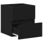 Preview: Waschbeckenunterschrank Eiche schwarz 41x38,5x45 cm Holzwerkstoff