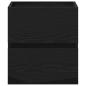 Preview: Waschbeckenunterschrank Eiche schwarz 41x38,5x45 cm Holzwerkstoff