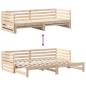 Preview: Tagesbett mit Ausziehbett ohne Matratze 80x200 cm