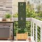 Preview: ARDEBO.de - Garten Sichtschutz-Leinwand Olivgrün 32 x 140 cm