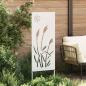 Preview: Garten Sichtschutz-Leinwand Weiß 50 x 140 cm
