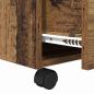 Preview: Couchtisch with Drawer Altholz 55 x 55 x 45 cm Holzwerkstoff
