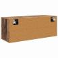 Preview: Schuhschrank mit Regal Altholz 100 x 35 x 38 cm Holzwerkstoff