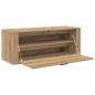Preview: Schuhschrank Eiche handwerklich 100 x 35 x 38 cm Holzwerkstoff