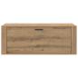 Preview: Schuhschrank Eiche handwerklich 100 x 35 x 38 cm Holzwerkstoff