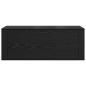 Preview: Schuhschrank Schwarze Eiche 100 x 35 x 38 cm Holzwerkstoff