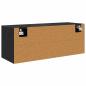 Preview: Schuhschrank Schwarze Eiche 100 x 35 x 38 cm Holzwerkstoff