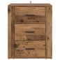 Preview: Nachttisch mit Schubladen Altholz 50 x 36 x 60 cm Holzwerkstoff