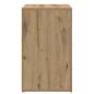 Preview: Nachttisch Eiche handwerklich 50 x 36 x 60 cm Holzwerkstoff