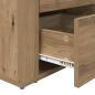 Preview: Nachttisch Eiche handwerklich 50 x 36 x 60 cm Holzwerkstoff