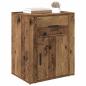 Preview: Nachttisch mit Schubladen Altholz 50 x 36 x 60 cm Holzwerkstoff
