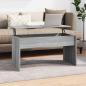 Preview: ARDEBO.de - Couchtisch Grau Sonoma 102x50,5x52,5 cm Holzwerkstoff