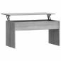 Preview: Couchtisch Grau Sonoma 102x50,5x52,5 cm Holzwerkstoff