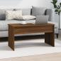 Preview: ARDEBO.de - Couchtisch Braun Eichen-Optik 102x50,5x52,5 cm Holzwerkstoff