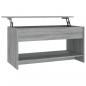 Preview: Couchtisch Grau Sonoma 102x50x52,5 cm Holzwerkstoff