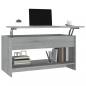 Preview: Couchtisch Grau Sonoma 102x50x52,5 cm Holzwerkstoff