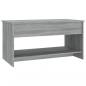Preview: Couchtisch Grau Sonoma 102x50x52,5 cm Holzwerkstoff