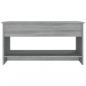 Preview: Couchtisch Grau Sonoma 102x50x52,5 cm Holzwerkstoff