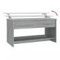 Preview: Couchtisch Grau Sonoma 102x50x52,5 cm Holzwerkstoff