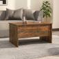 Preview: Couchtisch Räuchereiche 80x50x42,5 cm Holzwerkstoff