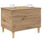 Preview: Nachttisch Eiche handwerklich 60 x 44.5 x 45 cm Holzwerkstoff