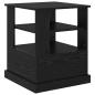 Preview: Nachttisch Schwarze Eiche 50 x 50 x 60 cm Holzwerkstoff