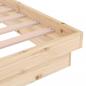 Preview: Massivholzbett 75x190 cm