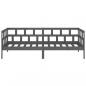 Preview: Tagesbett Grau Massivholz Kiefer 80x200 cm