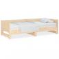 Preview: Ausziehbares Tagesbett Massivholz Kiefer 2x(80x200) cm