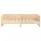 Preview: Ausziehbares Tagesbett Massivholz Kiefer 2x(80x200) cm