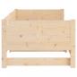 Preview: Ausziehbares Tagesbett Massivholz Kiefer 2x(80x200) cm